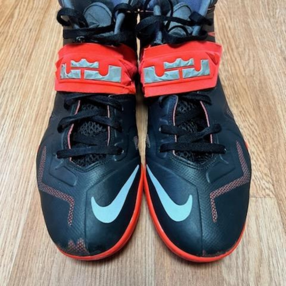Nike, Lebron Soldiers 7, Orange/Black/ gray, size 11